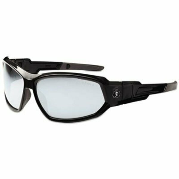 Ergodyne ergodyne, Skullerz Loki Safety Glasses/goggles, Black Frame/in/outdoor Lens, nylon/polycarb 56080